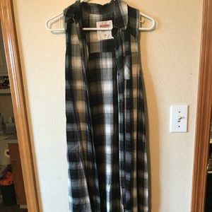 Flannel, Sleevless Duster